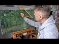 Стационарный муштабель. Как прикрепить к мольберту. How to fix the maulstick on an easel