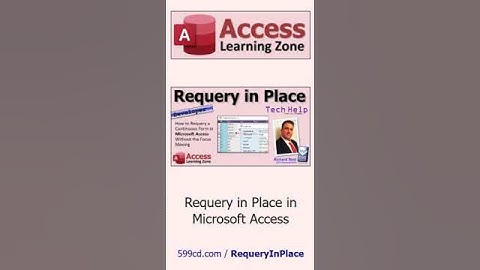 Requery a Continuous Form in Place in Microsoft Access #shorts