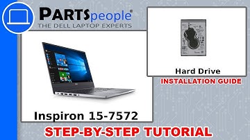 Dell Inspiron 15-7572 (P61F001) Hard Drive & Caddy How-To Video Tutorial