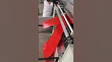 Efficient Bag Making Machine: Hot sealing hot bottom sealing bag making machine in Action!