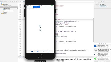 Swift4 iOS11 아이폰 미니웹브라우저 만들어보기 - 실습 7