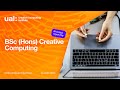 Cci online open day bsc creative computing