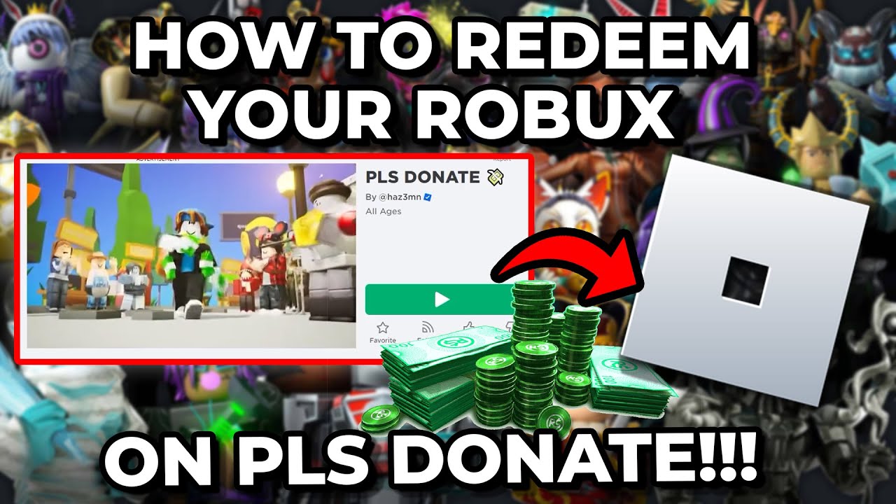 Roblox Pls Donate Tutorial: Free Robux! 