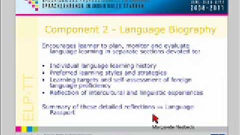 (4 of 5) European Language Portfolio