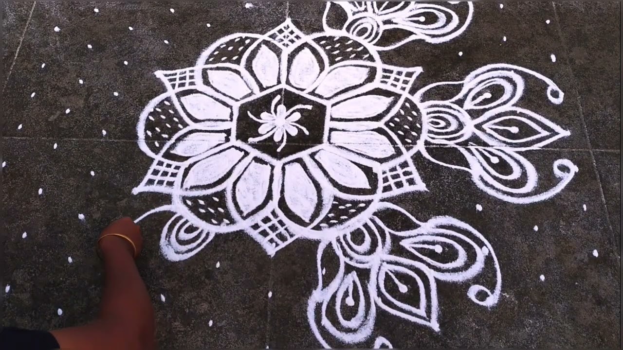 Daily rangoli 🌺kolam designs 🌺 specialmuggulu 🌺 Trending kolam 🌺 traditional muggulu designs 🌺
