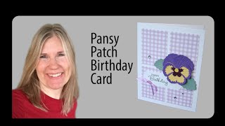 Pansy Patch Birthday Card