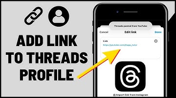 How To Add Link To Threads Profile