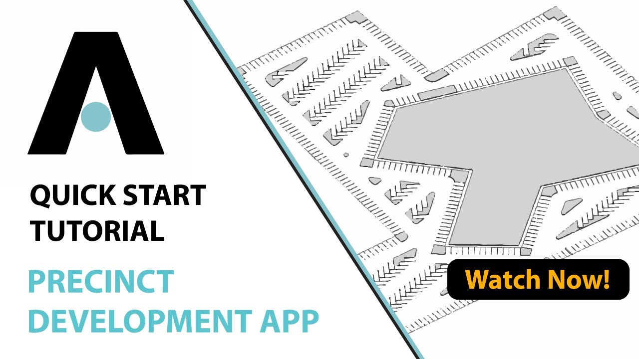 Precinct Development App - Version 1 - Quick Start Tutorial - YouTube