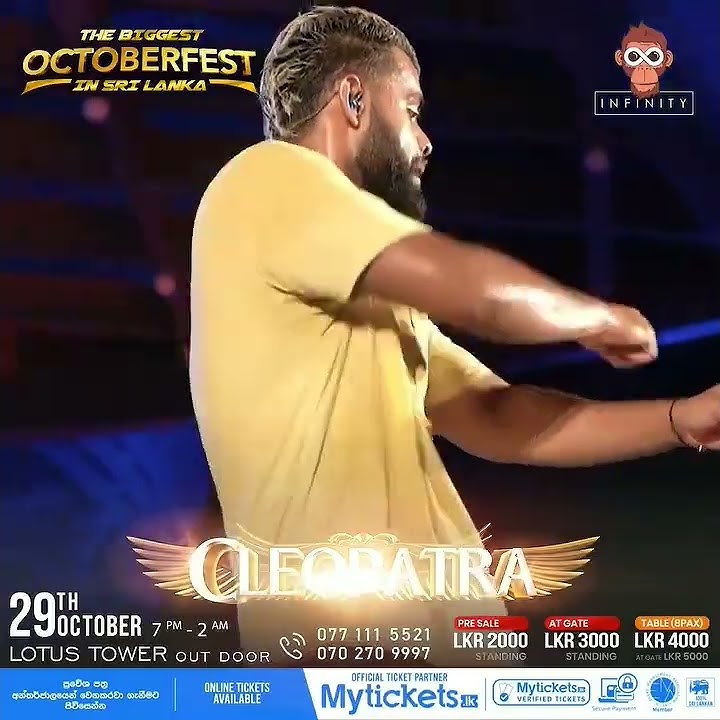 Cleopatra | 29th of October | Music By Infinity | Louts Tower | Forever Network Sri Lanka #Forever