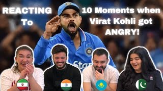 Reaction To 10 Moments When Virat Kohli Got Angry Foreigners React