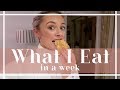 WHAT I EAT IN A WEEK // Weekly food & workout vlog // Fashion Mumblr