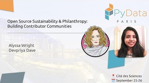 Wright & Dave - Open Source Sustainability & Philanthropy: Building Contributor Communities