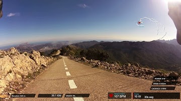 Calpe Cycling workout, training around Calpe  to Super Coll de Rates killer climb. 2hr+