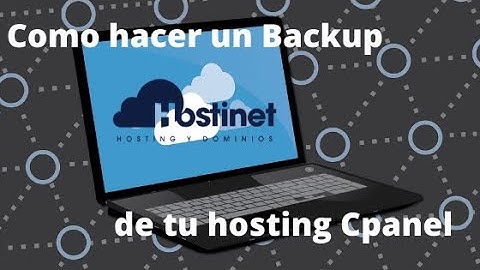 Como realizar un backup de nuestro hosting Cpanel