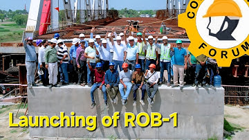 Launching of ROB1 of Mokama Railway Bridge Project @MAHESH_IRCON