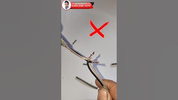 Remember this method to connect two electrical wires without electrical short circuit🇺🇲🇰🇷🇷🇺🇮🇳⚡💥🔥👍💯