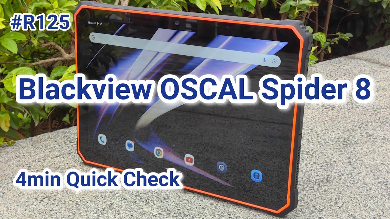 タフなタブレットBlackview OSCAL Spider 8を4分でチェック - YouTube