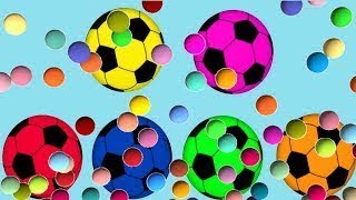 Impara e gioca con le palle a sorpresa di palloni da calcio colorati KIDS TOYS