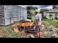 НАКОСЯЧИЛ на stump grinder.СЛОМАЛ ЗАБОР. ЧТО БУДЕТ за это?