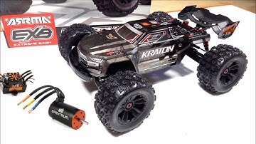 "EXTREME BASHER" ARRMA KRATON EXB FULL OPTION ROLLER BUILD UP w/ SPEKTRUM FIRMA ESC | RC ADVENTURES