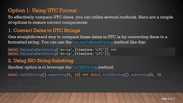 Understanding UTC Date Comparisons in JavaScript with moment.js