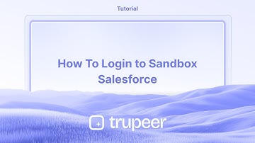 How To Login to Sandbox Salesforce