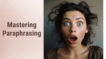 Mastering Paraphrasing: Unlock the Power of Your Words