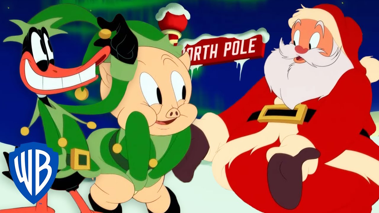 Looney Tunes | Daffy and Porky Save Christmas 🎅🏻 | @wbkids