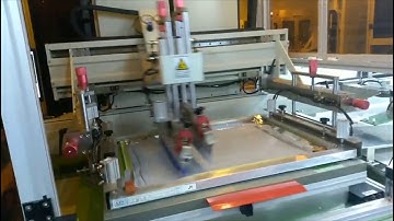 High precision 0.02mm screen printing machine  print PET PVC  film making machine