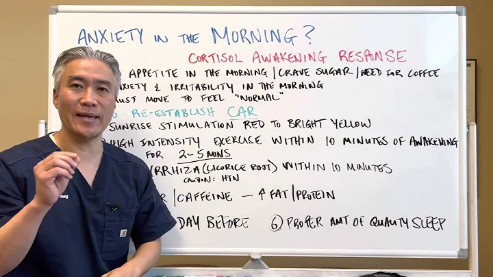 Anxiety in the Morning? Morning Cortisol Awakening Response