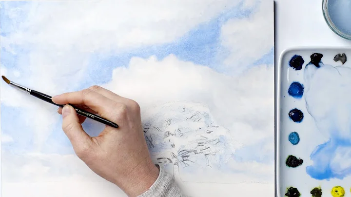 How to paint stress-free skies in watercolour with...