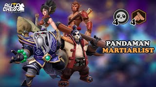 SO BUILDS PANDAMAN MARTIALIST ARE MANY PLAYERS PICKED NOW ??? - Auto Chess Mobile