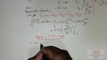 Bernoulli’s formula for integration of product of two functions--Example 9 : 34