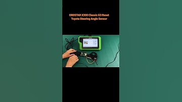 OBDSTAR X300 Classic G3 reset Toyota steering angle sensor#obdstar #vxdas #carmechanic #carrepair