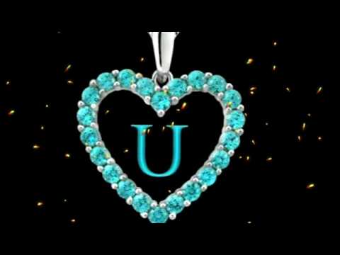 U Letter Name Love Whatsapp Status Video 💖