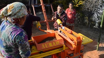 Build up Nepal - CSEB - Earth Bricks training