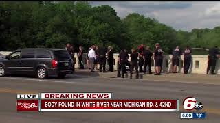 Body recovered from White River on Indy's northwest side, death investigation underway