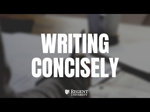 Writing Concisely