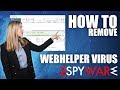 How to remove webhelper virus