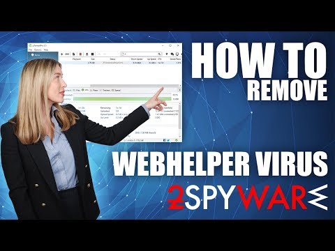 How to remove webhelper virus