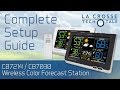 C87214 & C87030 Wireless Color Forecast Station Setup Guide
