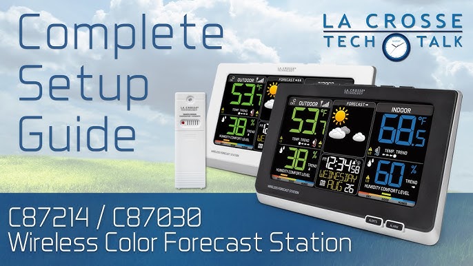 Put a colorful weather station on your wall with La Crosse Color