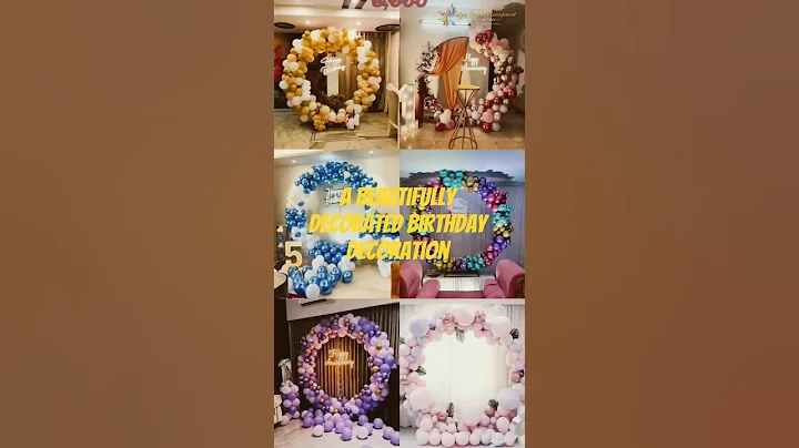 Birthday decoration || satya event management | birthday decoration Ideas #shorts #trending #ytshort