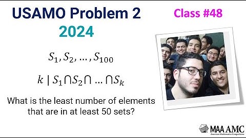 USAMO 2024 Problem #2 Solution Tutor Preparation Class USA Mathematical Olympiad AIME AMC 12 10 8 A