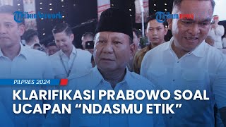 Klarifikasi Prabowo soal Ucapan 'Ndasmu Etik' di Rakornas Gerindra: Itu kan Bicara Orang Banyumas