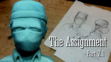 the Assignment; casting aluminum, part 2.1 carving foam, tools and their use.