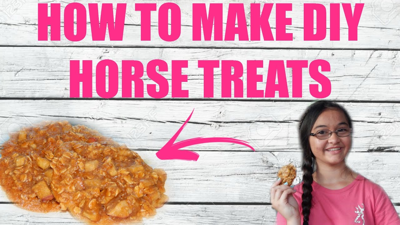 DIY HORSE TREATS APPLE CINNAMON YouTube