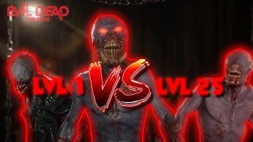 LVL1 PUPPETEER VS LVL25 SURVIVORS CHALLENGE! Evil Dead the game