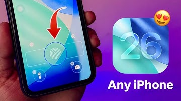 iOS 26 Fingerprint Feature - How to Enable New Fingerprint Feature on iPhone LockScreen😍