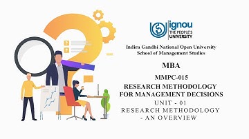 MMPC 015 UNIT-01 RESEARCH METHODOLOGY-AN OVERVIEW